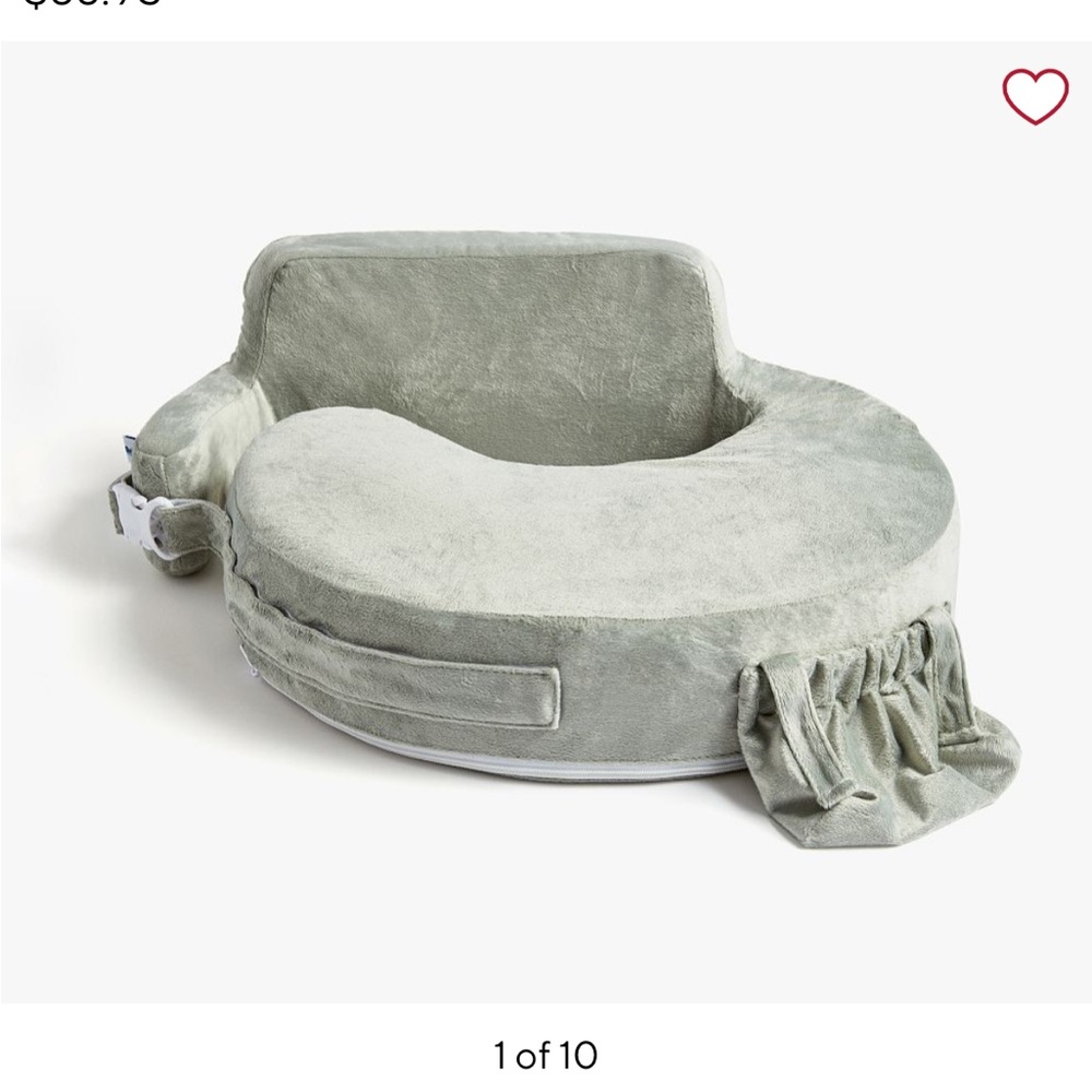 My Brest Friend Nursing Pillow - Soft Gray